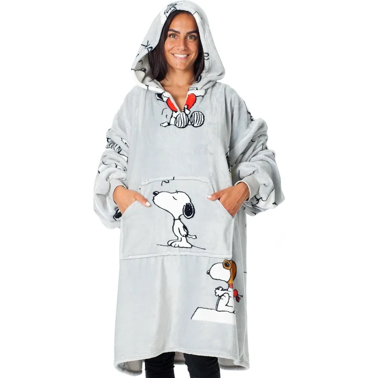 Kinderdecke Kanguru Snoopy Hoodie, XXL-Pullover für Männer & Frauen, Kanguru – Bild 1