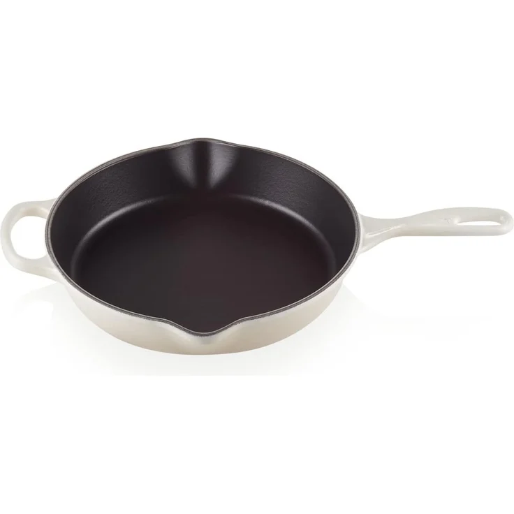 Le Creuset Brat-u.Servierpfanne Signature hoch 26 cm Meringue - 25 bis 28 cm - Creme/Beige – Bild 3