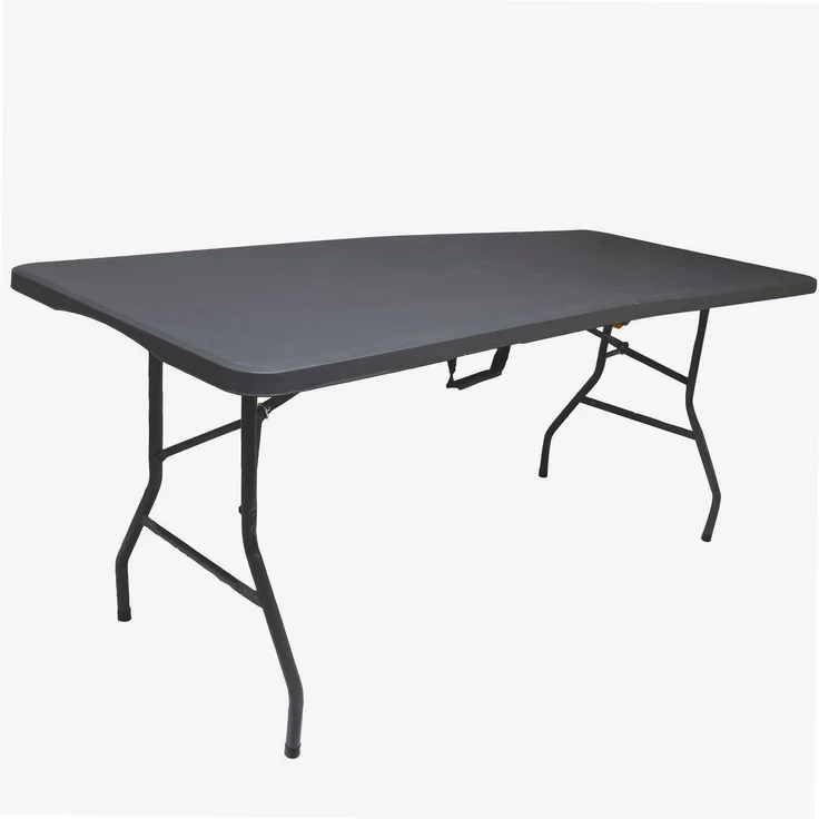 WERKA PRO Grauer rechteckiger Klapptisch 180 x 74 x 74 cm