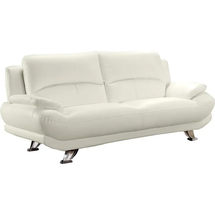 Sofa 3-Sitzer MUSKO - Elfenbeinfarben