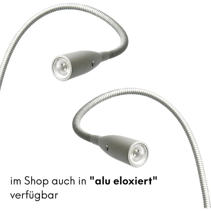 kalb Bettleuchte LED Leseleuchte Aufbauleuchte Nachttischlampe Bettlampe Leselampe, 1er Set, warmweiß – Bild 6