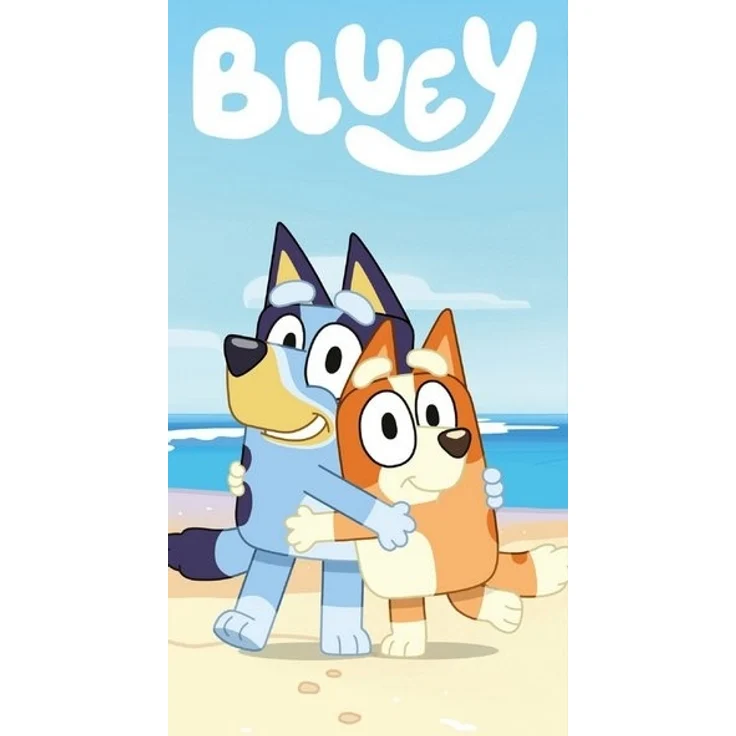 Bluey Badehandtuch Strandtuch 70x140 cm aus Baumwolle – saugfähig & weich – Bild 2