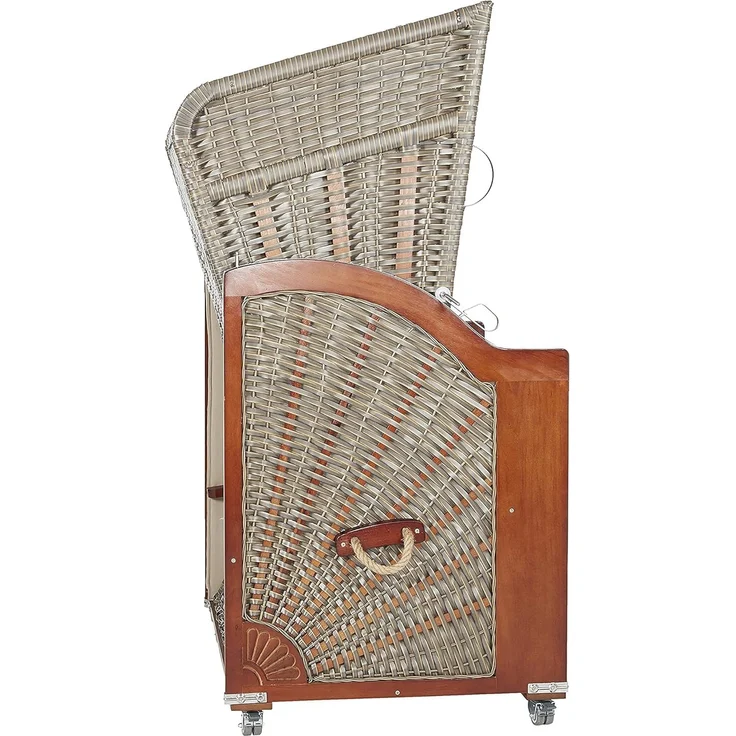 intergrill Strandkorb Ava Deluxe Strandkorb Einsitzer, BxTxH: 97x80x170 cm, Gartenmöbel – Bild 6