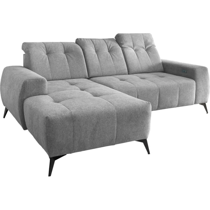Ecksofa Sano von Benformato mit Elektrofunktion und verstellbaren Kopflehnen, bezogen mit hochwertigem Corto Stoff in wählbaren Farben – Bild 3