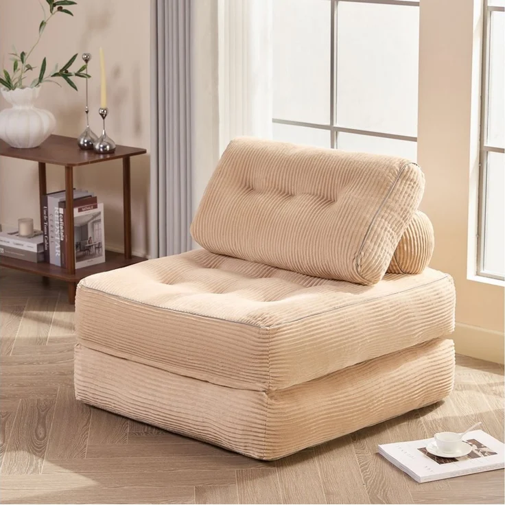 LITBIRD Schlafsofa faltbar, 4-in-1 Multifunktionssofa, Sitzsack-Sofa, Relaxsessel, 1 Teile, Spielsofa & Gästebett für kleine Räume – Bild 1