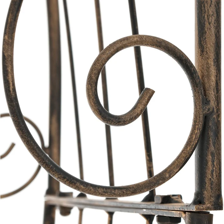 Rosenbogen BREMEN - 143x30x248cm, Metall, Bronze | Rankhilfe Rosen Rankgitter Gartendekoration – Bild 6