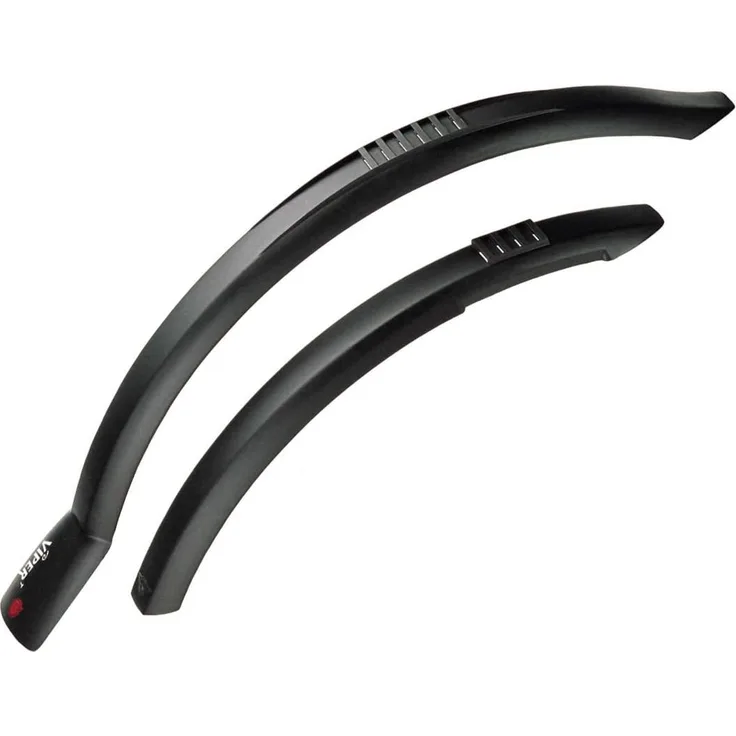 Hebie 0761 E Steckbleche Trekking Viper T 28", ca. 45 mm, mit Spritzschutz, schwarz (1 Paar)