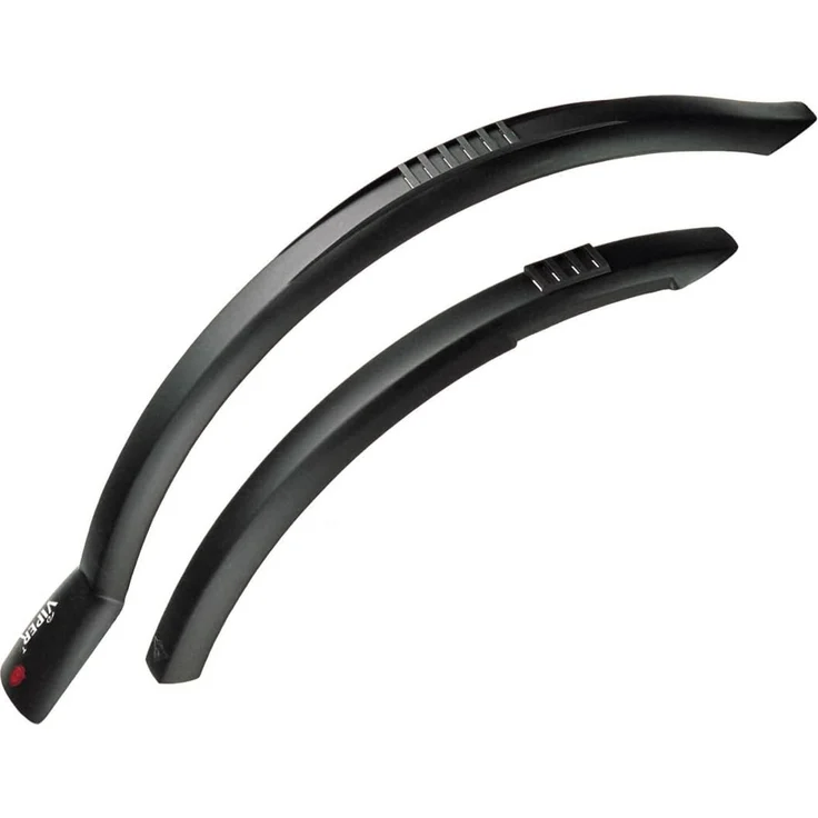 Hebie 0761 E Steckbleche Trekking Viper T 28", ca. 45 mm, mit Spritzschutz, schwarz (1 Paar)