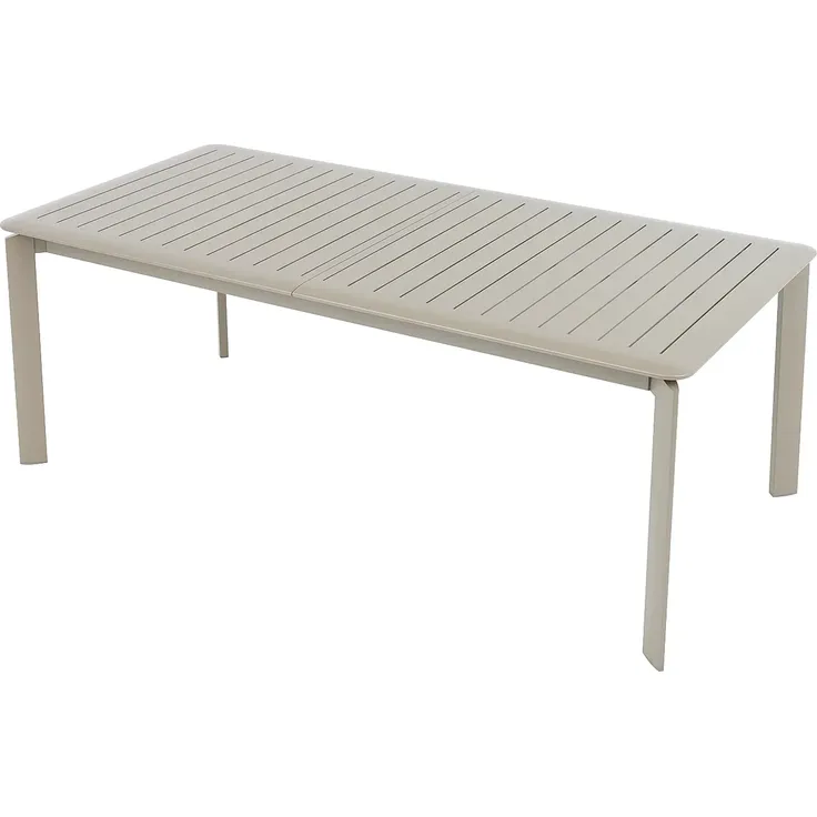 Vente-unique - VELYRA Gartenessgruppe Metall Schokoladenbraun - B 60 cm100 cm x H 85 cm75 cm x L 57 cm205 cm286,5 cm – Bild 3