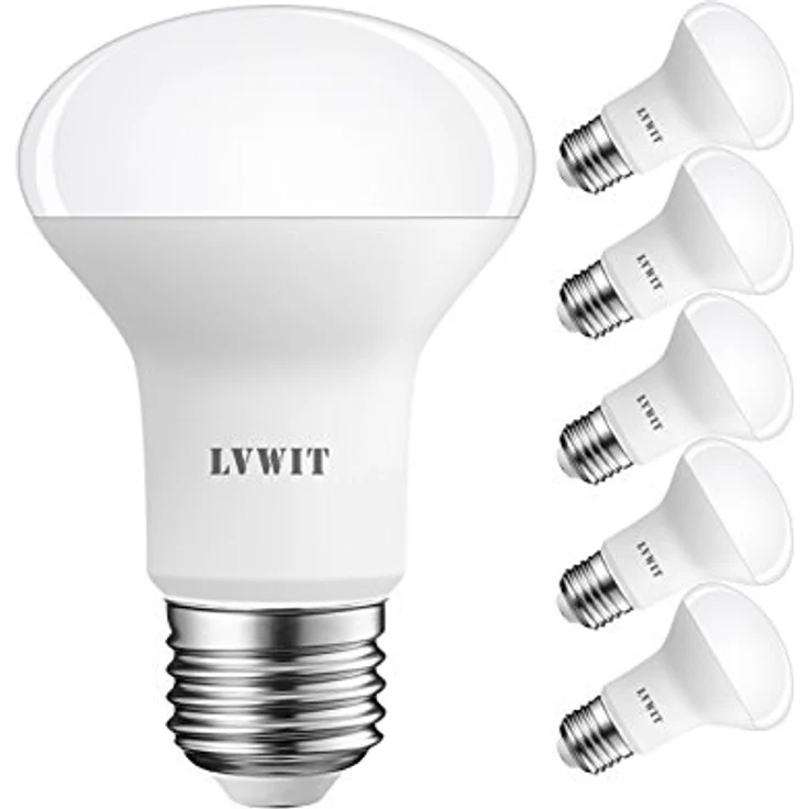 LVWIT LED Reflektor E27 R63, 806 lm, Warmweiß 2700K, 8W ersetzt 60W Glühbirne, matt (6er Pack) – Bild 2