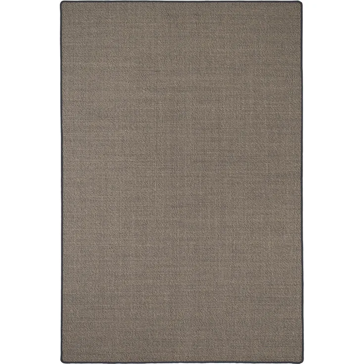 Snapstyle Sisal Teppich, Graphit, 100x100 cm, schadstoffgeprüft, für Fußbodenheizung geeignet, flachgewebe