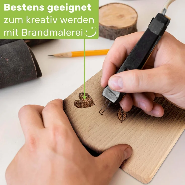 Gravidus Frühstücksbrett 5x Holz Frühstücksbrettchen Vesperbrett Brettchen – Bild 3