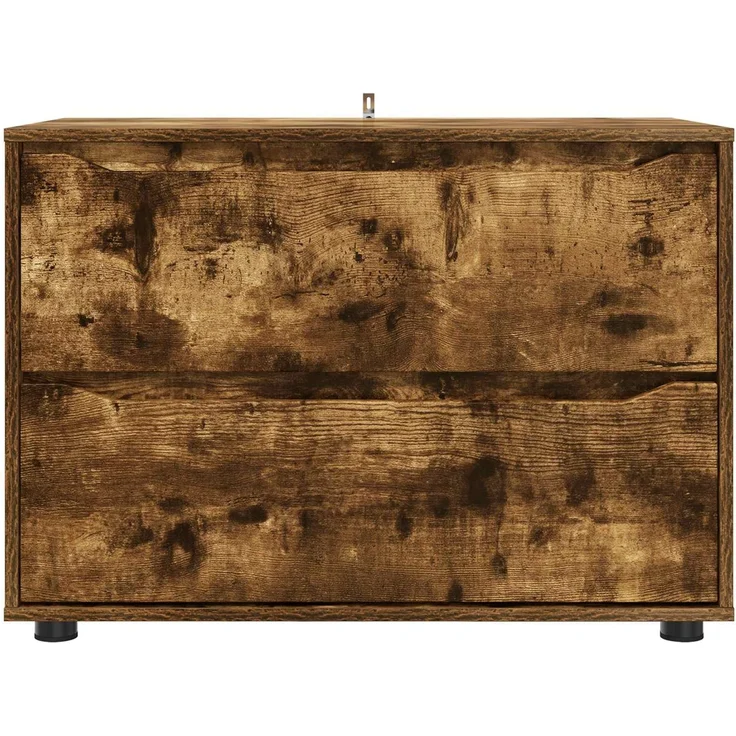 vidaXL Aufbewahrungsschrank 80 x 48 x 57 cm Holzwerkstoff Räuchereiche 888822 – Bild 8