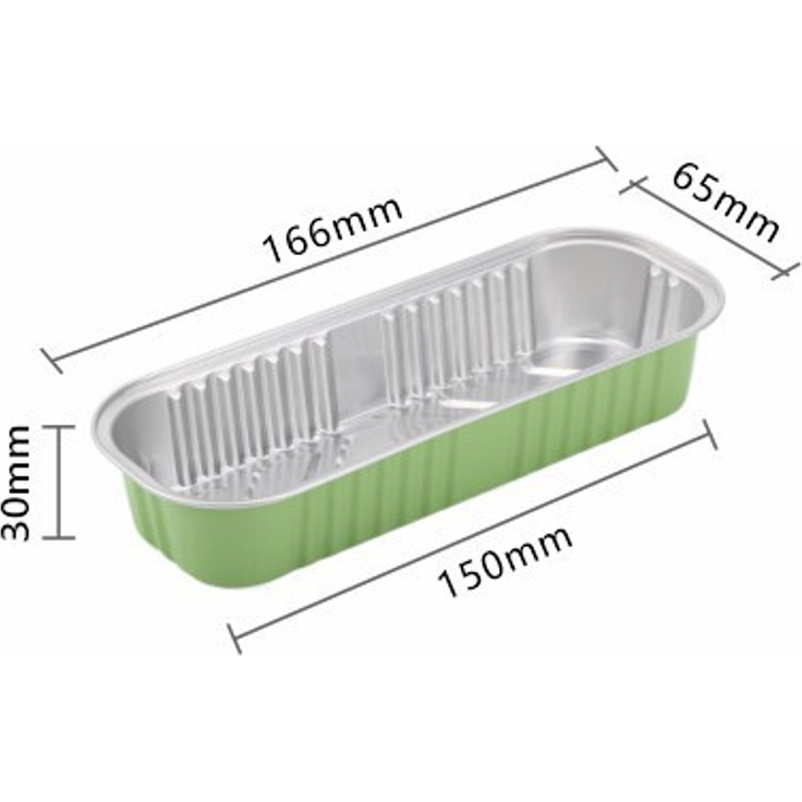 ABC Mini-Backformen aus Aluminiumfolie, 50-teilig, mit Deckeln und Löffeln