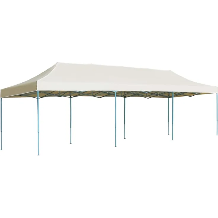 Faltzelt Pop-Up, Partyzelt Partyzelt 3 x 9 m Creme