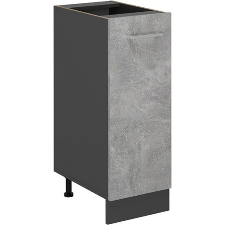 Apothekerschrank R-Line Beton 30 cm ohne Arbeitsplatte Vicco – Bild 4