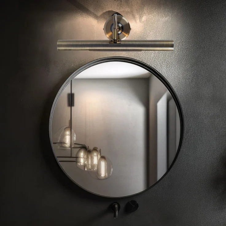 Wandlampe, Metall, Messing, verstellbar, L 36 cm – Bild 6