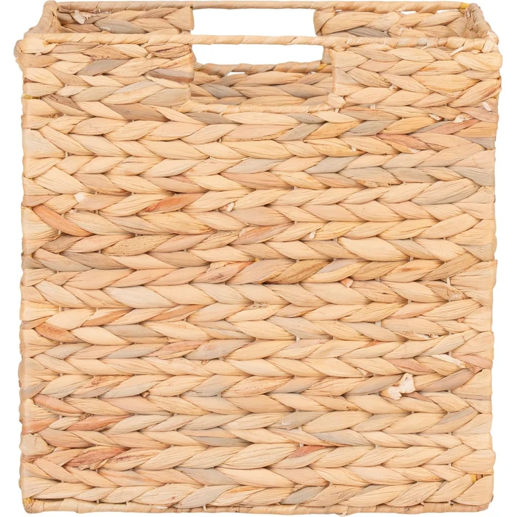 House Nordic Korb, faltbar, Wasserhyazinthe, natur, 30x30x30 cm – Bild 2