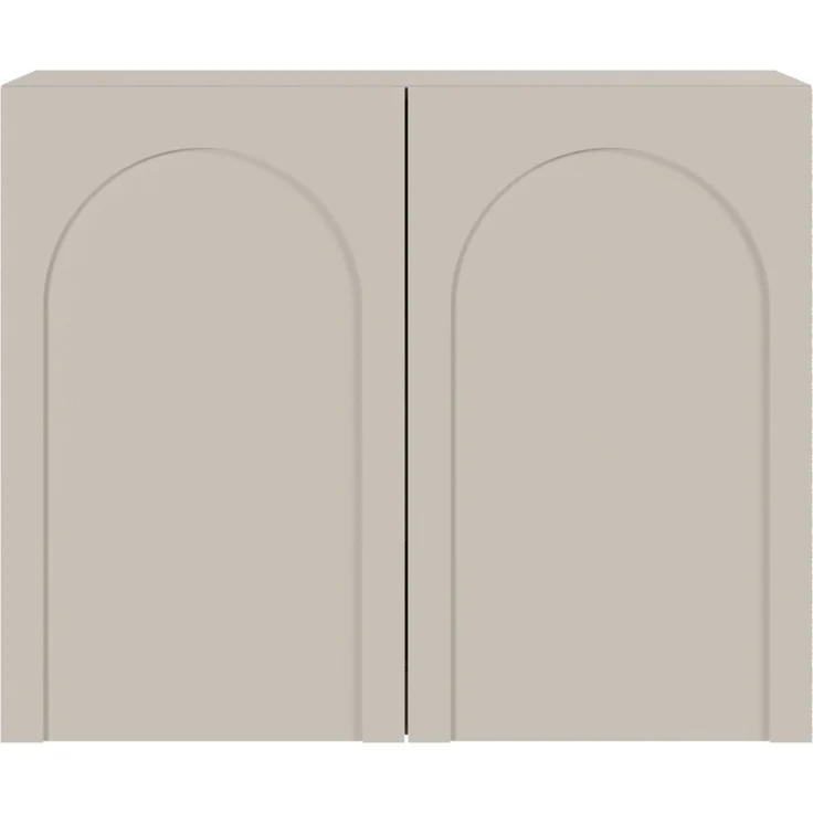 Selsey 'Arkadia' Sideboard mit 2 Türen und Bogenausschnitt, Kaschmirgrau, 100 cm – Bild 5