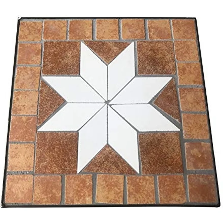 Blumenhocker Mosaik Eckig 3er Set 46, 54, 62 cm Blumenständer 12012 Beistelltisch Pflanzenständer Mosaiktisch – Bild 7