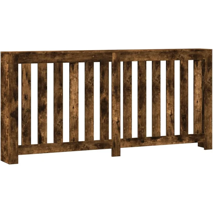 vidaXL Heizkörperverkleidung Räuchereiche 175x20x82 cm Holzwerkstoff 852757 – Bild 2