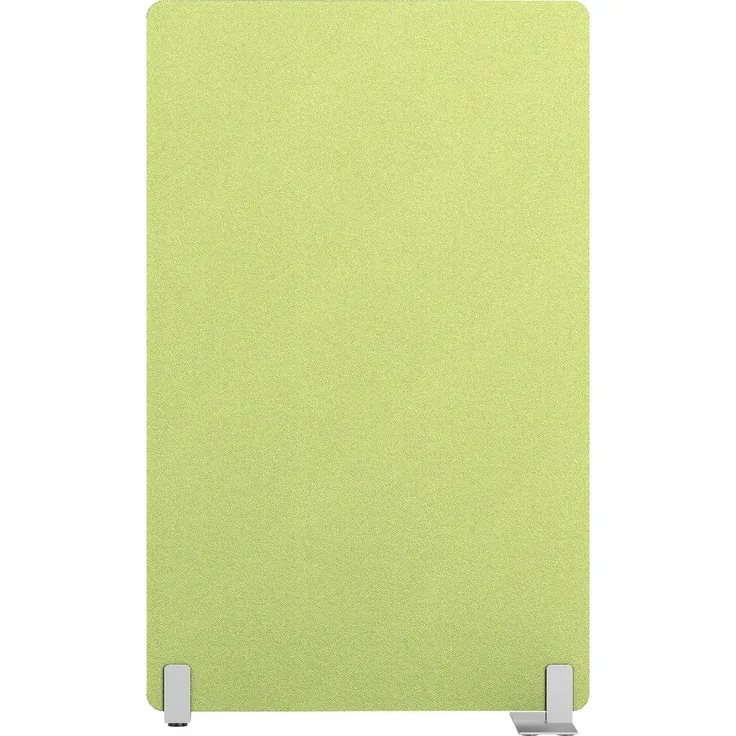 Rheinland Möbel FocusWall STW1014 – Akustik-Stellwand 1000×1400 mm in Stofffarbe Apple inkl. Standfüßen – Schreibtisch-Trennwand für Büro & Homeoffice – Schallschutz – Made in Germany