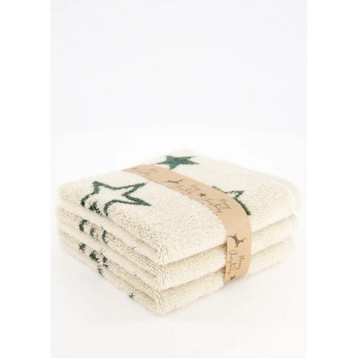 Cawö Handtücher Christmas Edition Sterne 792 Frottier, 100% Baumwolle – Bild 2