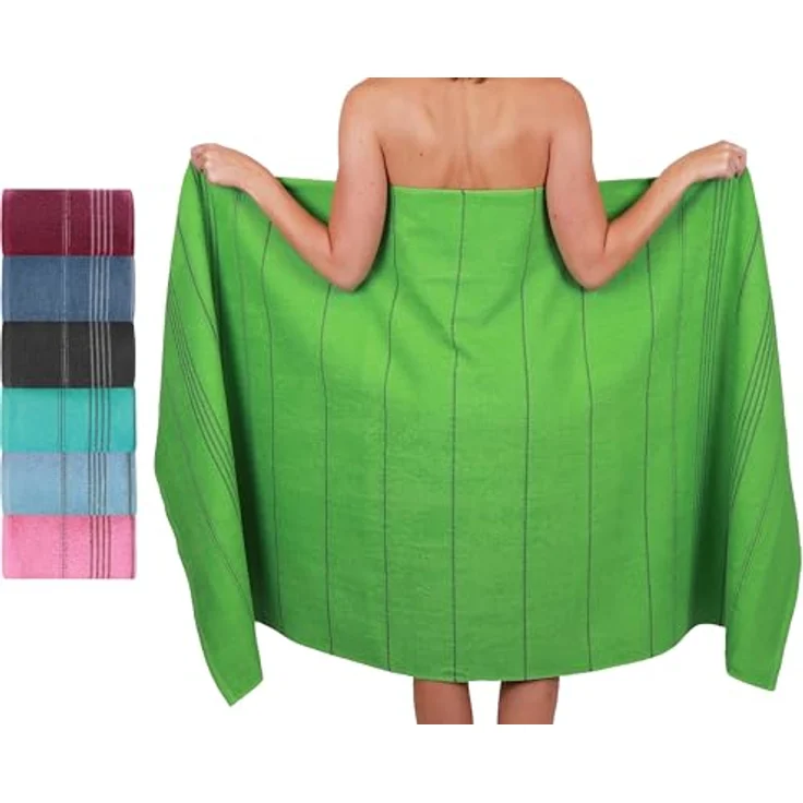 Betz Strandtuch Betz XXL Badetuch LINES Saunahandtuch Liegetuch 90x180 cm, 100% Baumwolle – Bild 2