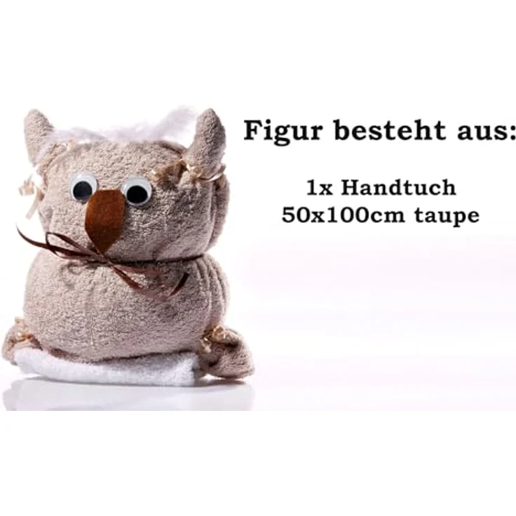 JACK Handtuch Set Frottier Geschenk Set viele Modelle Handarbeit Origami Gästetuch, (1-St), Waschhandschuh, gefaltete Tiere, tolle Geschenkidee – Bild 4