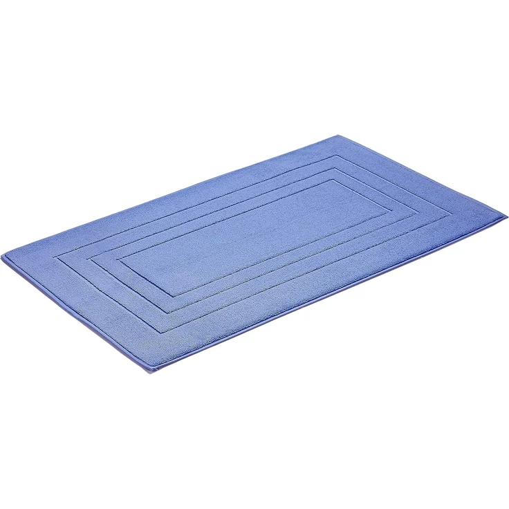 Vossen Badematte Feeling, Höhe 10 mm, beidseitig nutzbar, fußbodenheizungsgeeignet, Baumwolle, quadratisch, Badteppich, Uni-Farben, mit Bordüre, Hoch-Tief Effekt, reine Baumwolle – Bild 9