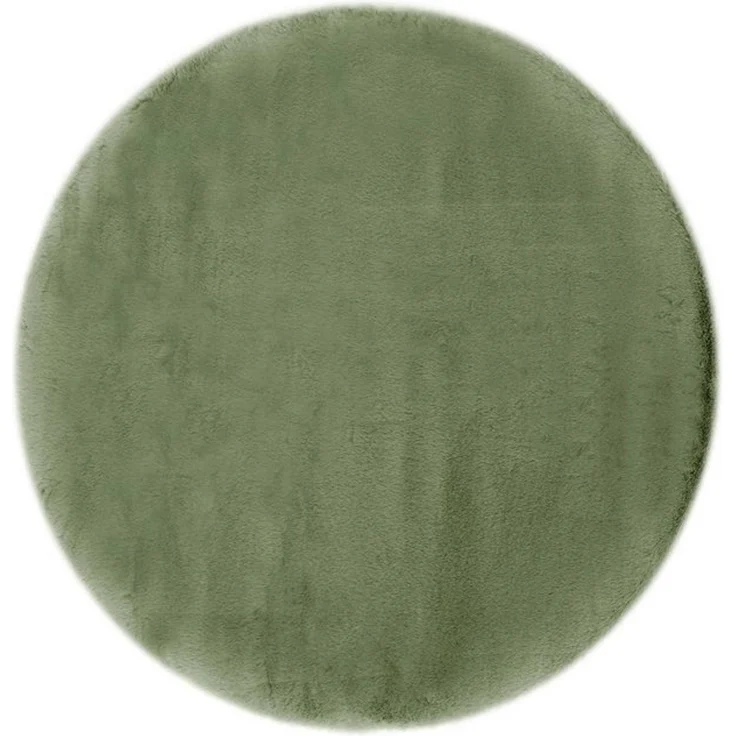LUXOR living Fellteppich Novara, rund, Höhe: 35 mm, Kunstfell, Kaninchenfell-Haptik, besonders weicher Hochflor – Bild 4