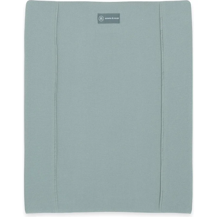 emma & noah Wickelauflagenbezug, 65x50 cm, Baby Wickelauflage für Wickeltisch, Bezug für Wickelunterlagen, 100% Bio-Baumwolle, Hygienisch und Atmungsaktiv (Essential Mint) – Bild 1