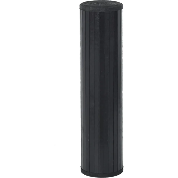 vidaXL Teppich Rechteckig Schwarz 60x100 cm Bambus 376828 – Bild 3