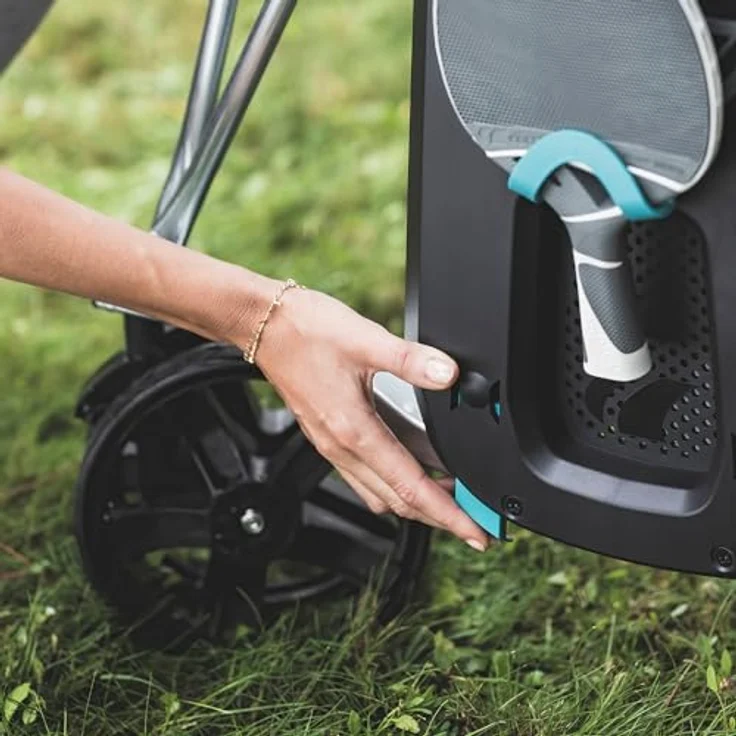 Cornilleau Outdoor Tischtennisplatte 100X, wetterfest mit Push'n'Lock Klappmechanismus, blau – Bild 5