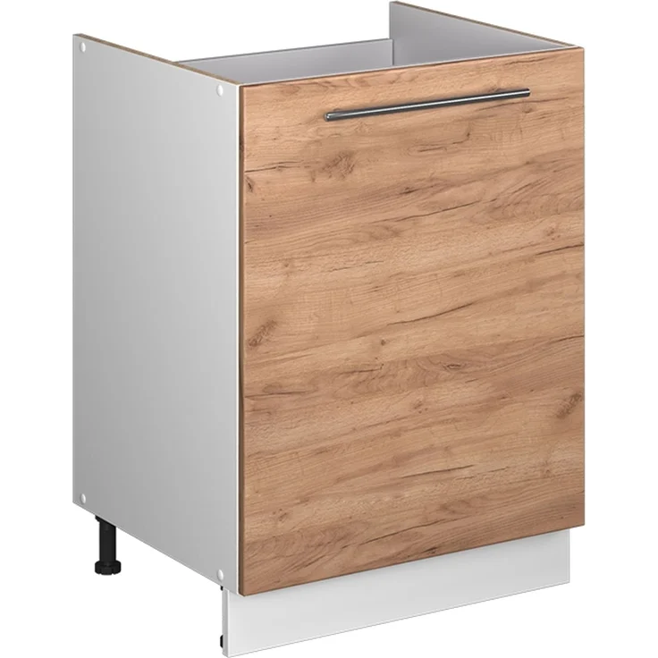 Spülenunterschrank Fame-Line Goldkraft Eiche/Weiß 60 cm Vicco – Bild 1
