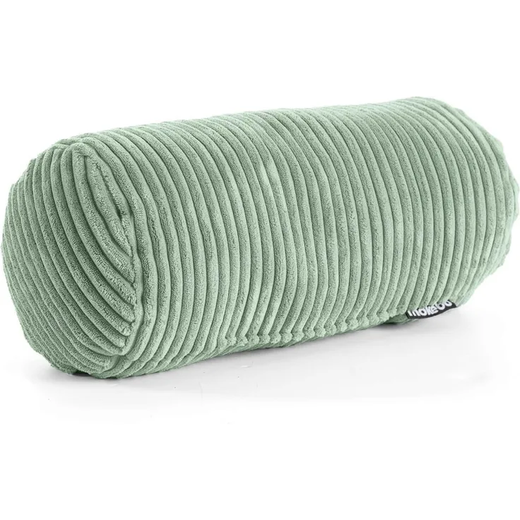 mokebo Nackenrolle Das Nickerchen', aus Cordstoff, als gemütliches Nackenkissen, Kissenrolle oder Zierkissen in Salbei