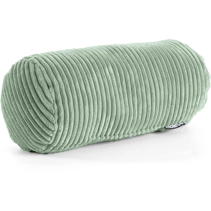 mokebo Nackenrolle Das Nickerchen', aus Cordstoff, als gemütliches Nackenkissen, Kissenrolle oder Zierkissen in Salbei
