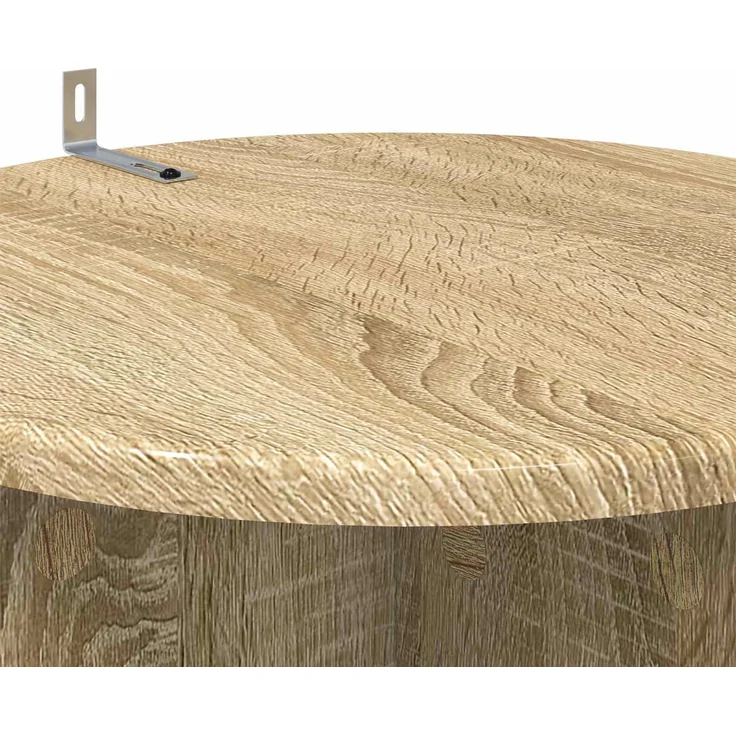 vidaXL Pflanzenständer 2 stk. Sonoma-Eiche Ø40 x 60 cm Holzwerkstoff 899710 – Bild 8