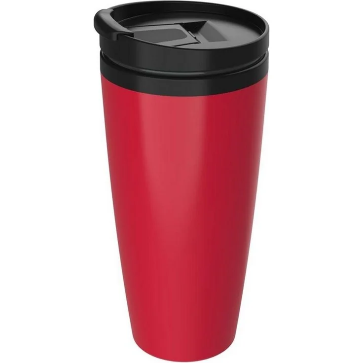 elasto Thermobecher 350ml doppelt isolierter Kaffeebecher To Go inklusive Deckel, Made in Germany, BPA-frei, 100% recyclebar, Heißgetränke, Teebecher – Bild 1