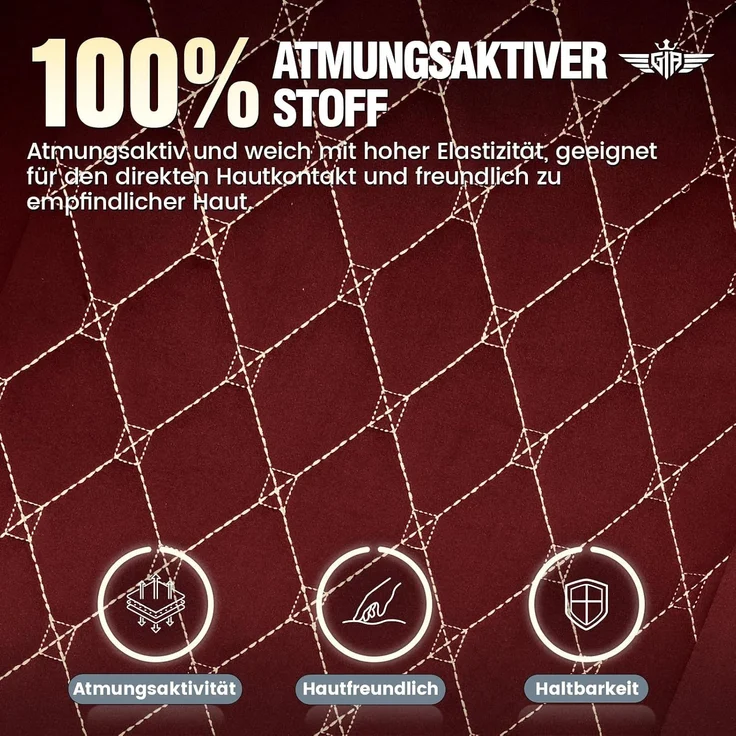 GTPLAYER Gaming Stuhl Stoff Gaming Chair Ergonomisch Bürostuh PC Stuhl, 150kg Belastbarkeit, Verstellbarer und Drehbarer Schreibtischstuh mit Federsitzkissen und Fußstütze, Rot – Bild 4