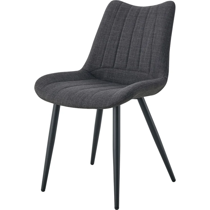 Stuhl 2er Set Helsinki Stühle in Anthrazit - gemütliches Design - B/H/T: 53x86x59 cm – Bild 4
