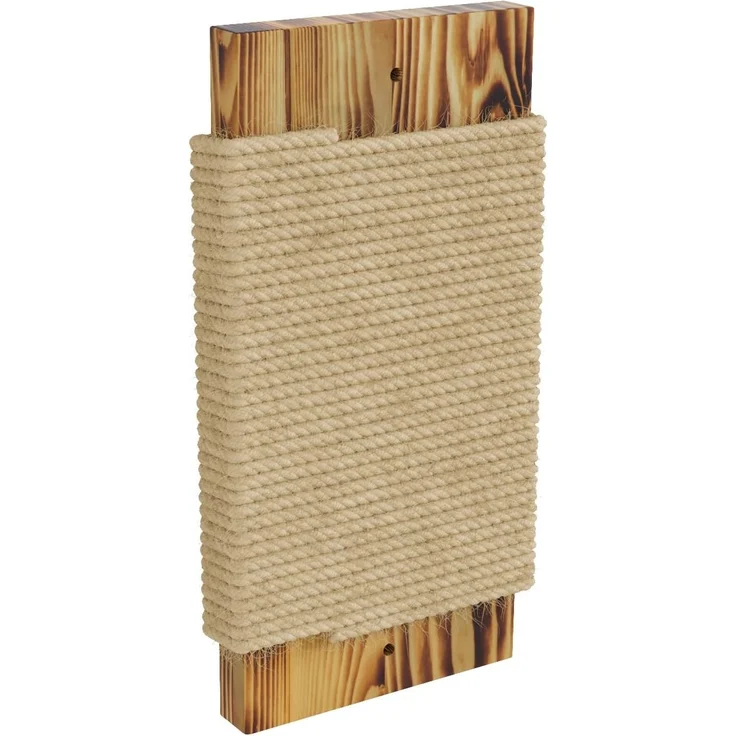 QLS Katzen-Kletterwand LOFT Wandmontage, Set Aus Metall pulverbeschichtet und Holz Geflammt 10 Teilig – Bild 4