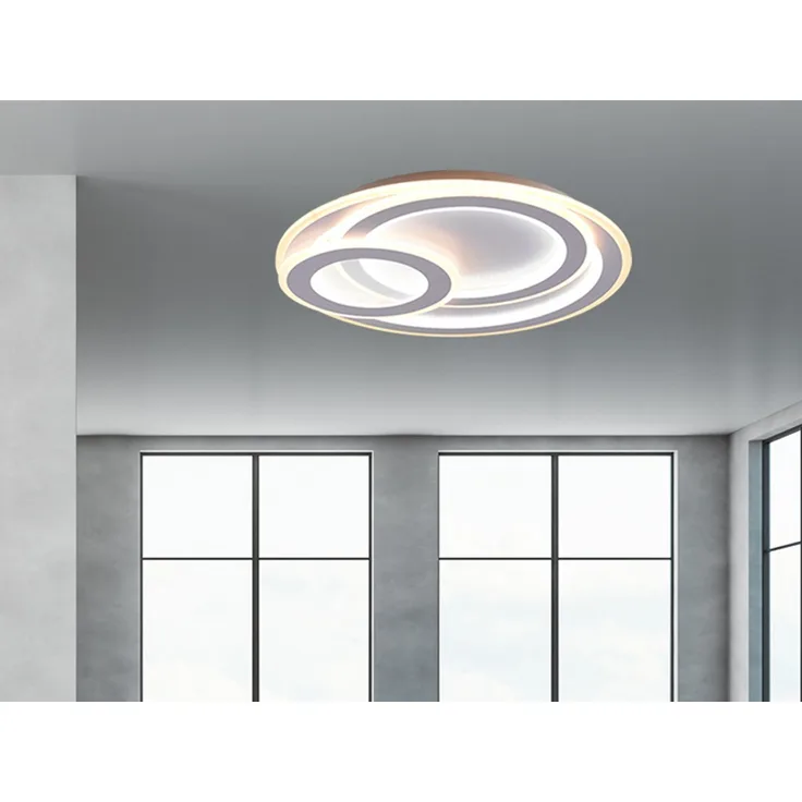Trio Leuchten LED Deckenleuchte Mita weiß-matt Ø 51,5 cm dimmbar