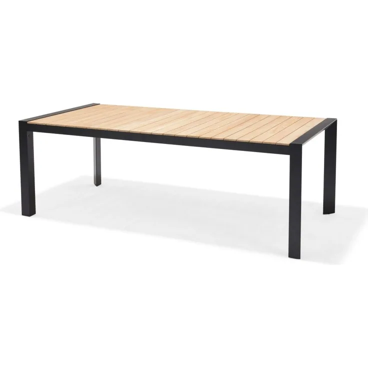 Primaster Gartentisch Trapani 211 x 100cm Terrassentisch Aluminium Balkontisch