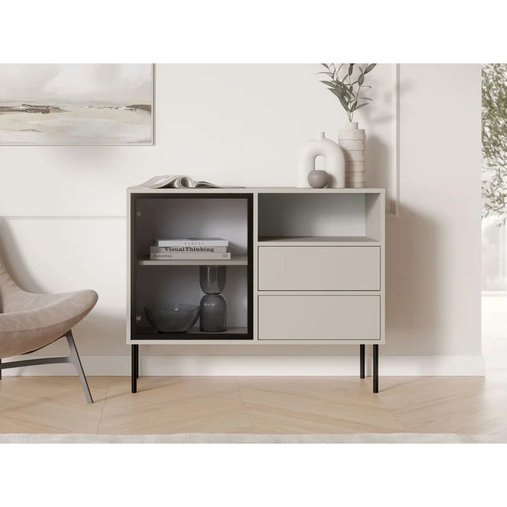 Kommode Domi 100 1D2S (Farbe: Cashmere) – Bild 2