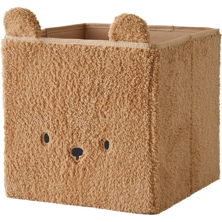 vertbaudet Aufbewahrungsbox Kinderzimmer Aufbewahrungsbox BÄR, Teddyfleece