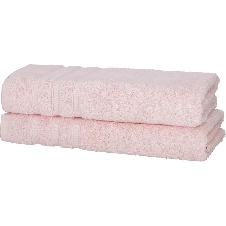 Hometex Premium Textiles Handtuch in nachhaltiger Premium Qualität 450 g/m², 2er Duschtücher, Kuschelig weich und sehr saugfähig, Extra flauschige Hotel-Qualität – Bild 1