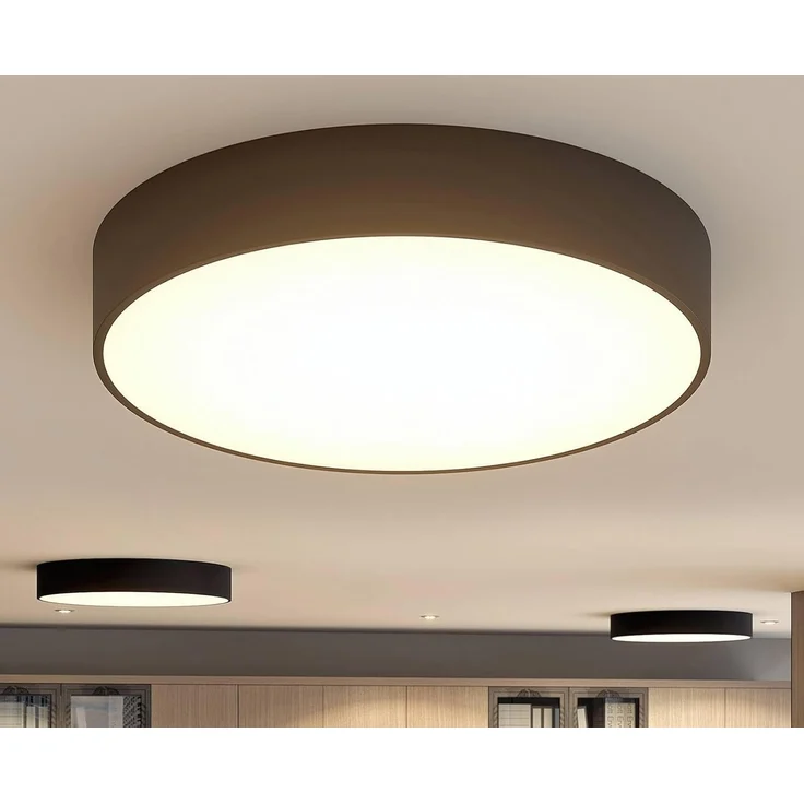Arcchio LED Deckenleuchte Noabelle, dimmbar, LED-Leuchtmittel fest verbaut, Farbwechsel warmweiß / tageslicht, Modern, Metall, Acryl, Schwarz, weiß, 1 flammig, inkl. Leuchtmittel – Bild 2
