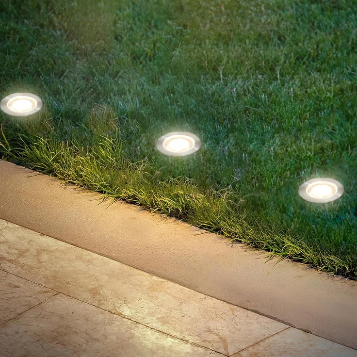 Briloner LED Außen-Bodenstrahler Kebony Connect to Shine 3er Starterset 0,6W warmweiß – Bild 4