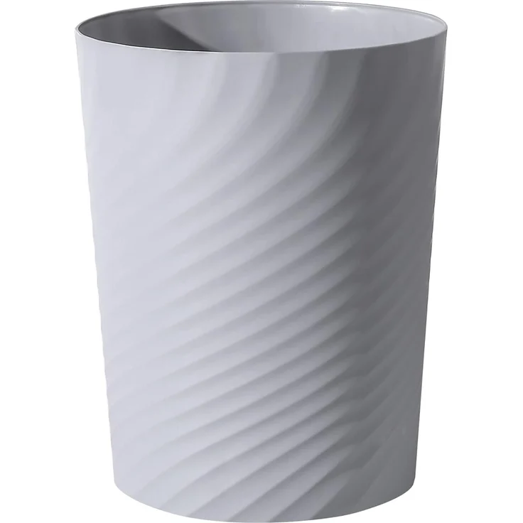 Sinoba Papierkorb 8008 Mülleimer Papiereimer 32 cm 12L | Grau – Bild 1